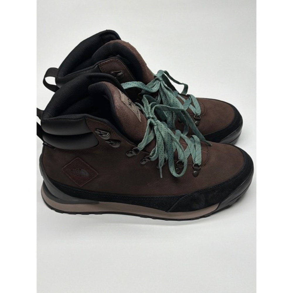 The North Face Mens Brown Leather Hiking Boots Waterproof size 11.5 NWT Gorpcore